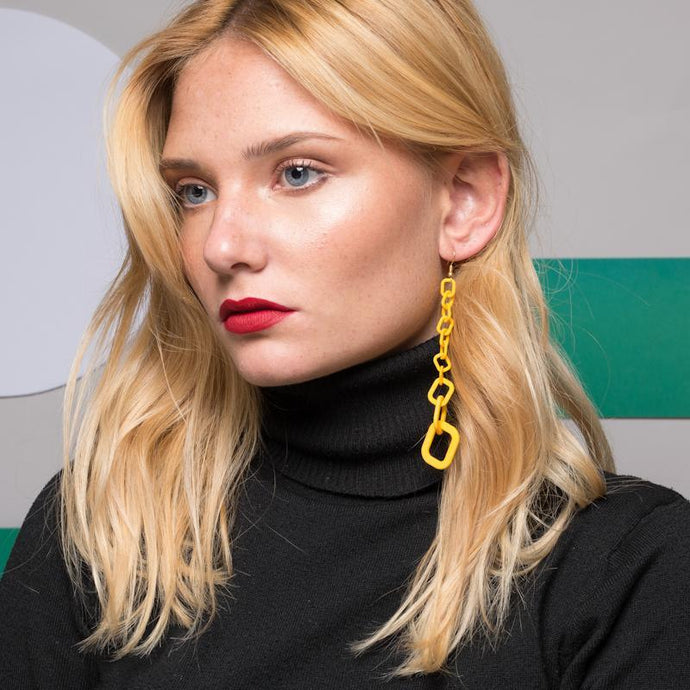 earrings no.10 miznk 3d printing jewelry 