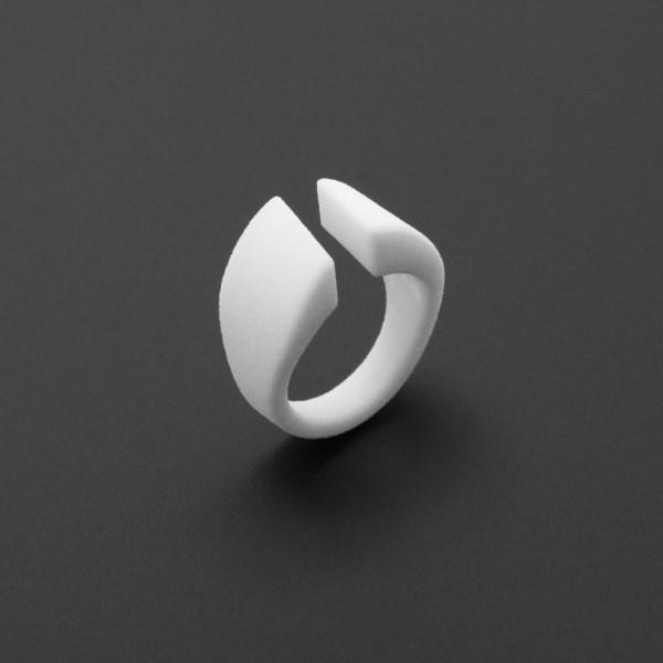 miznk 3d jewelry ring no2 Snow White